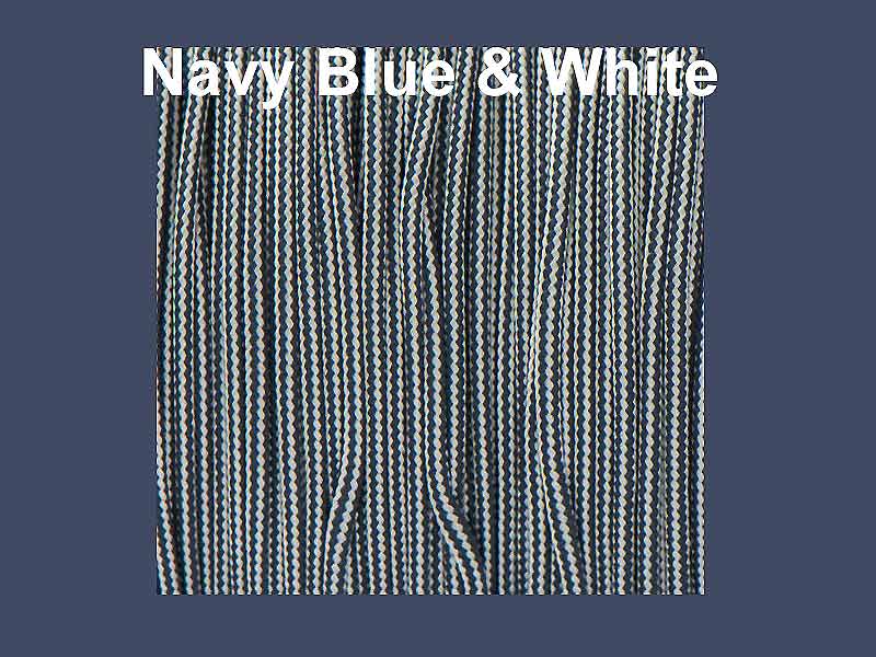 Navy Blue & White Stripes