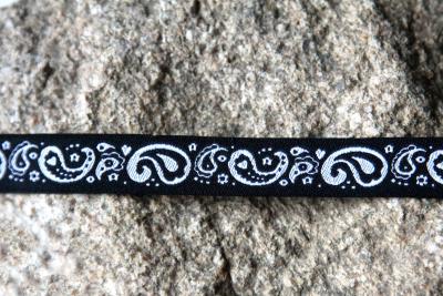 Paisley Black Silver