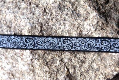 Paisley Schwarz Grau