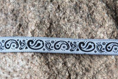 Paisley Silver Black