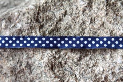 Punkte Weiss Dunkelblau